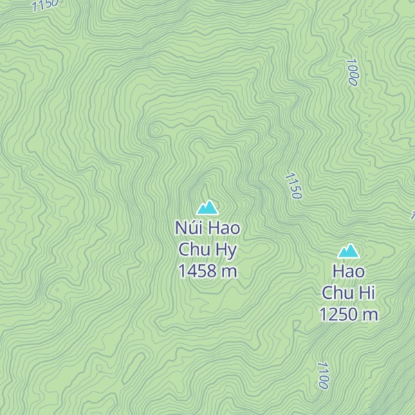 Map of Núi Hao Chu Hy