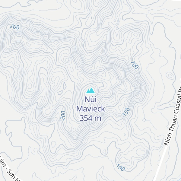 Map of Núi Mavieck