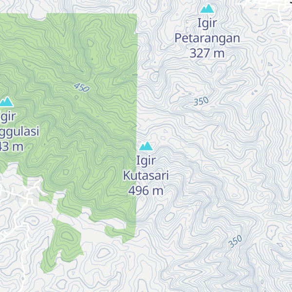 Map of Igir Kutasari