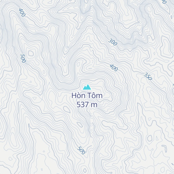 Map of Hòn Tôm