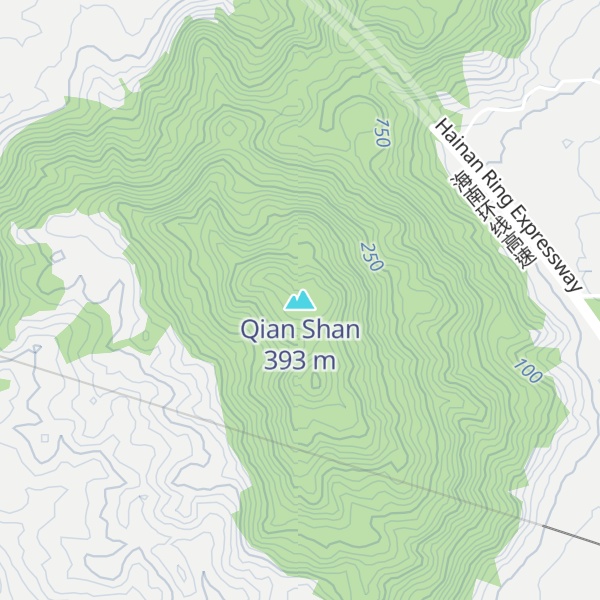Map of Qian Shan