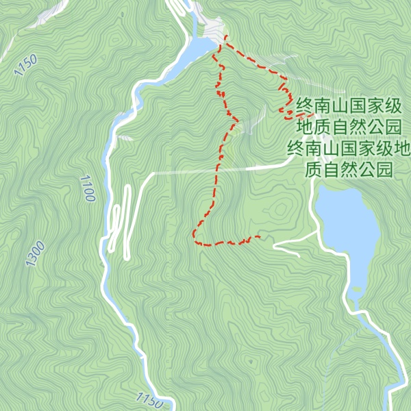 Map of Cuihua Mountain