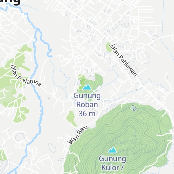 Map of Gunung Roban