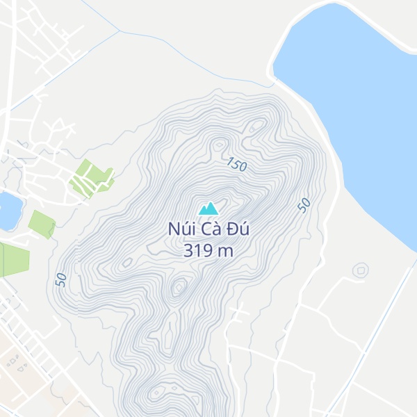 Map of Núi Cà Đú