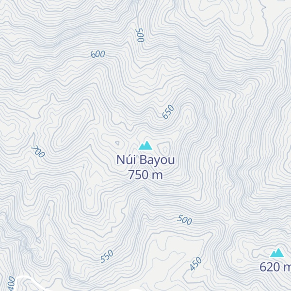 Map of Núi Bayou