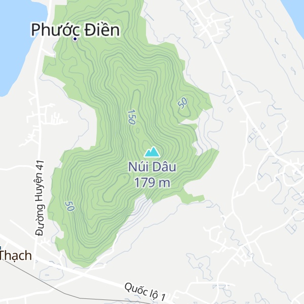 Map of Núi Dâu