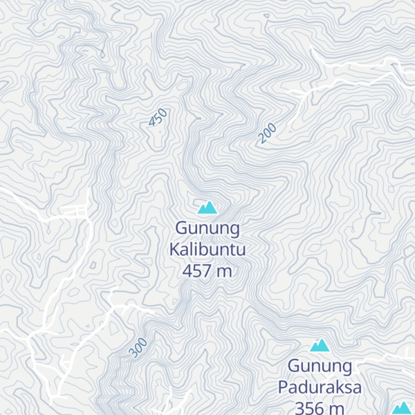 Map of Gunung Kalibuntu