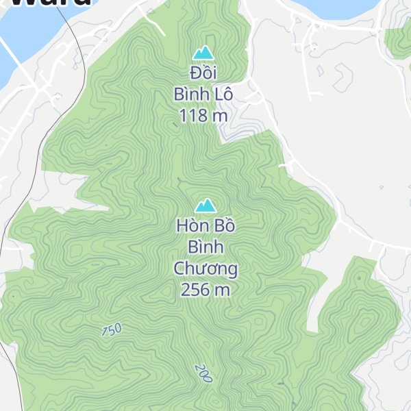 Map of Hòn Bồ Bình Chương