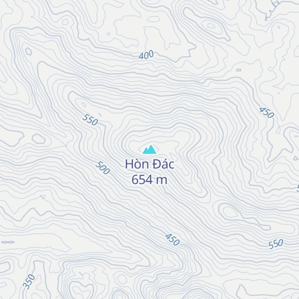 Map of Hòn Đác