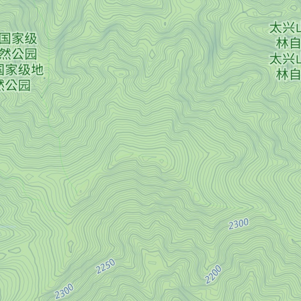 Map of Zhōng Nánshān
