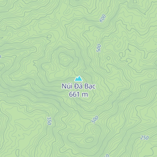 Map of Núi Đá Bạc