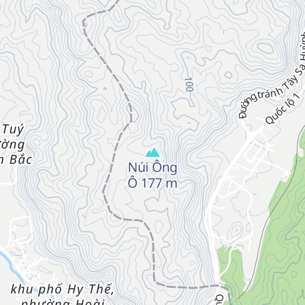 Map of Núi Ông Ô