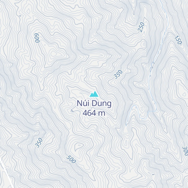 Map of Núi Dung