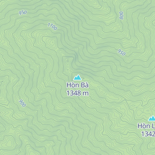 Map of Hòn Bà