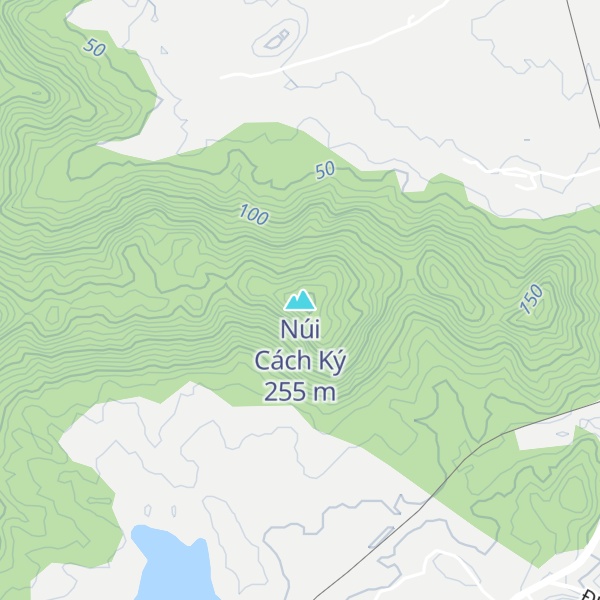 Map of Núi Cách Ký
