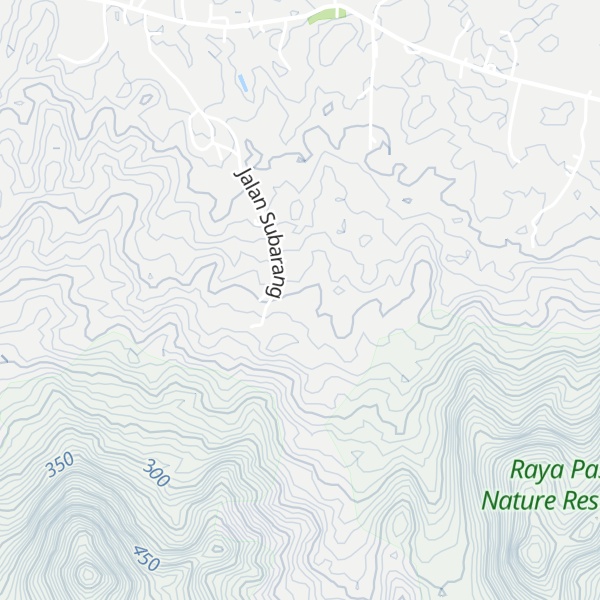 Map of Gunung Raya