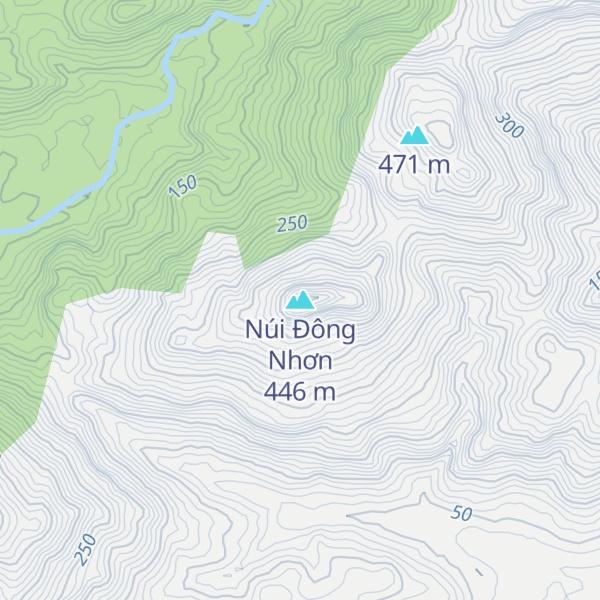 Map of Núi Đông Nhơn