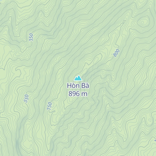 Map of Hòn Bà