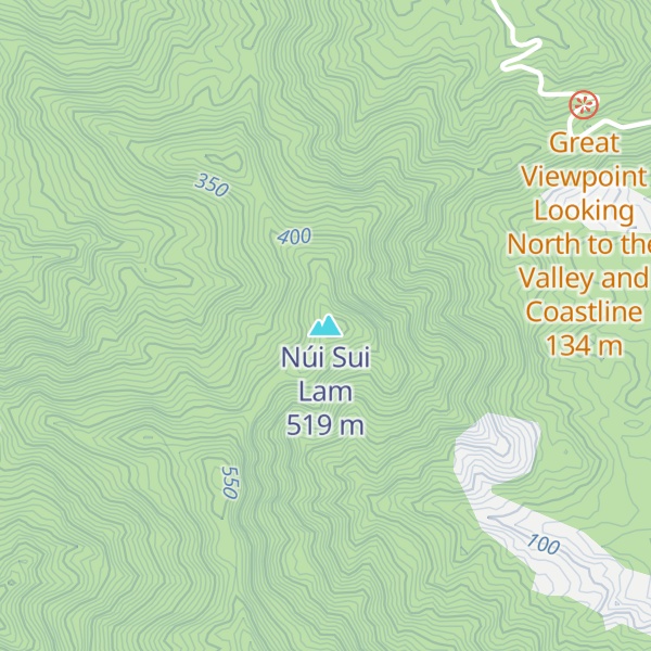 Map of Núi Sui Lam