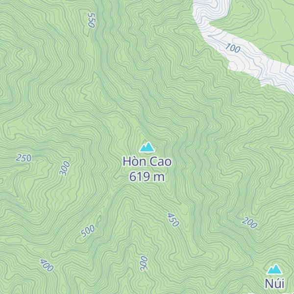 Map of Hòn Cao