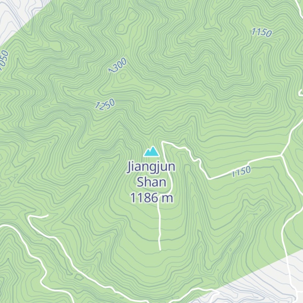 Map of Jiangjun Shan