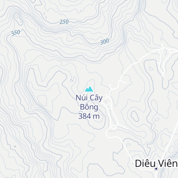 Map of Núi Cây Bông