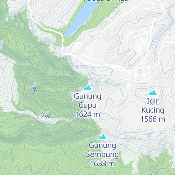 Map of Gunung Cupu