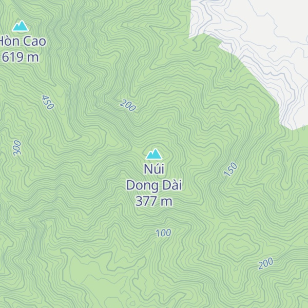 Map of Núi Dong Dài