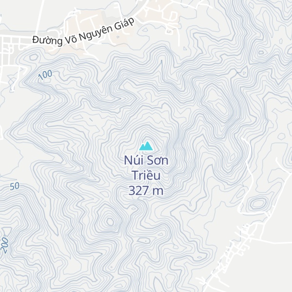 Map of Núi Sơn Triều