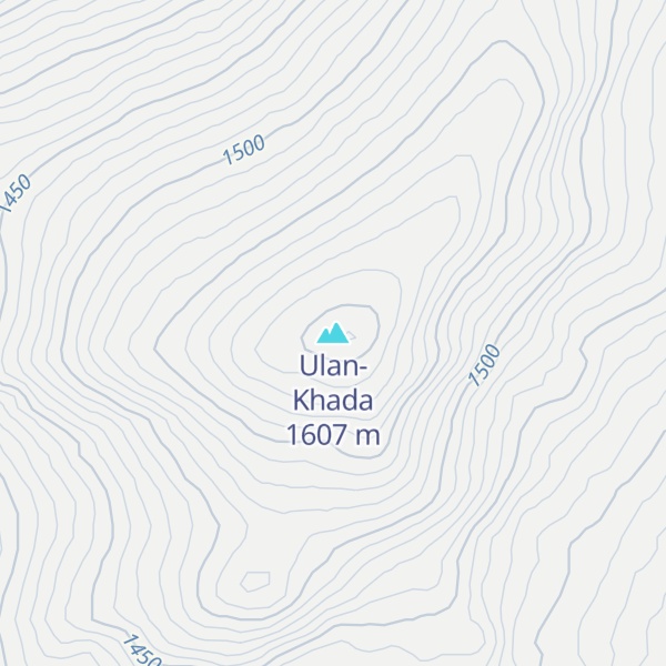 Map of Ulan-Khada