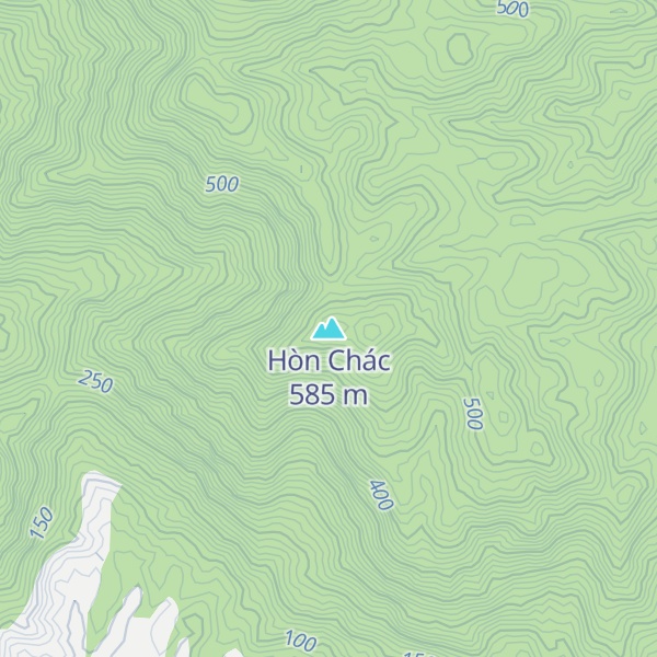 Map of Hòn Chác