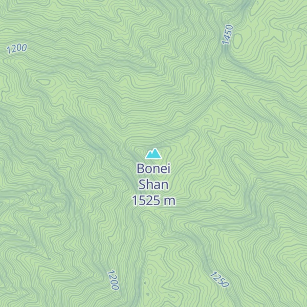 Map of Bonei Shan