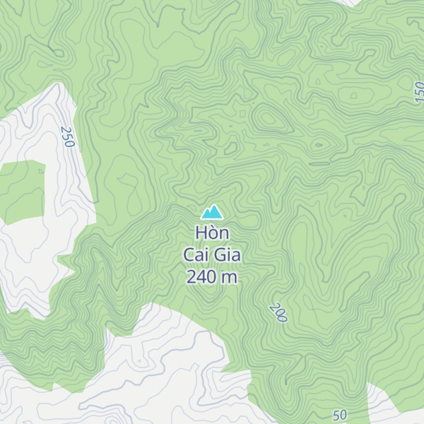 Map of Hòn Cai Gia