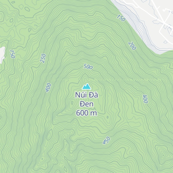 Map of Núi Đà Đen