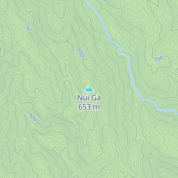 Map of Núi Gà