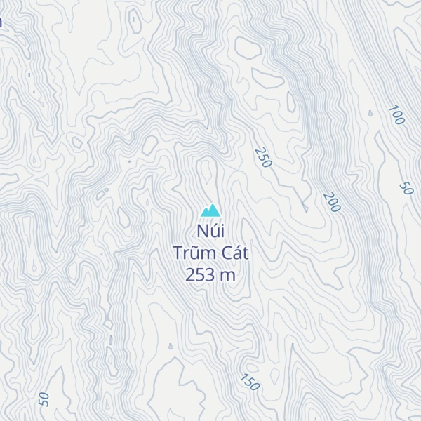 Map of Núi Trũm Cát