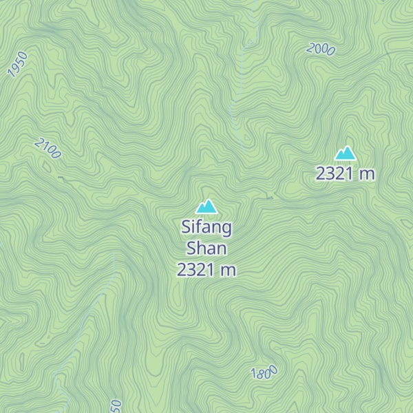 Map of Sifang Shan