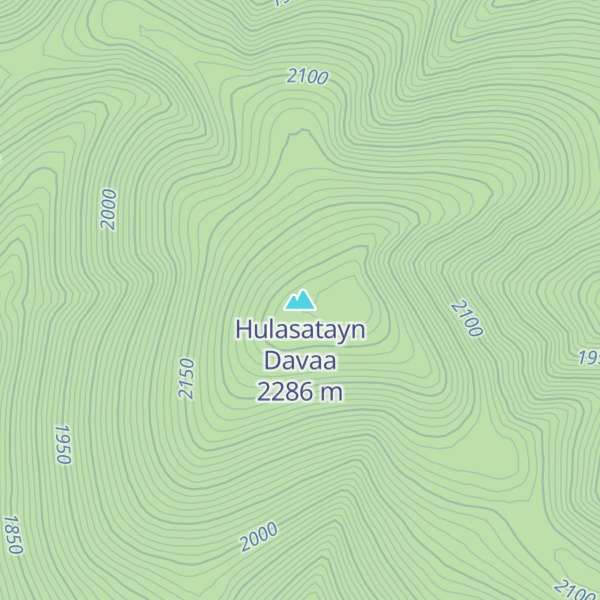 Map of Hulasatayn Davaa