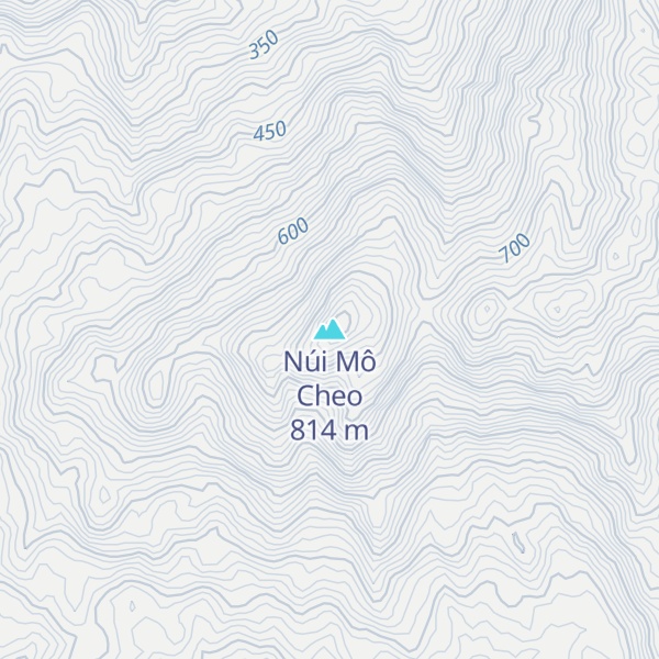 Map of Núi Mô Cheo