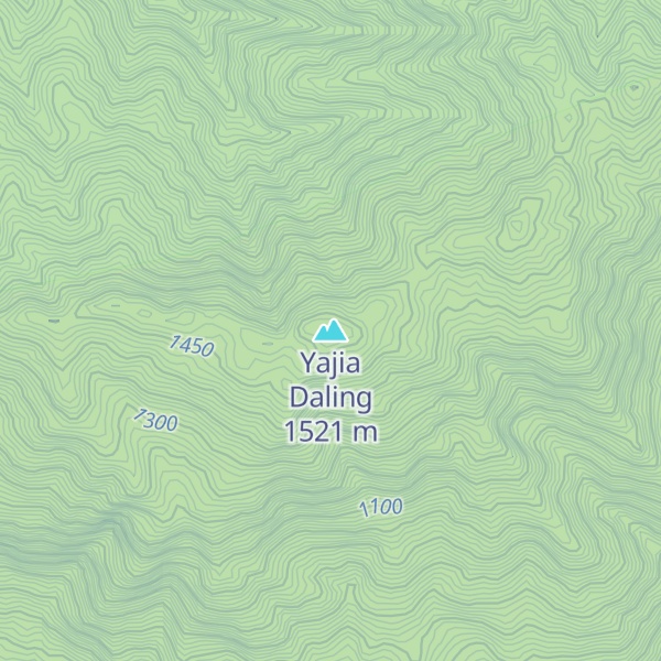 Map of Yajia Daling