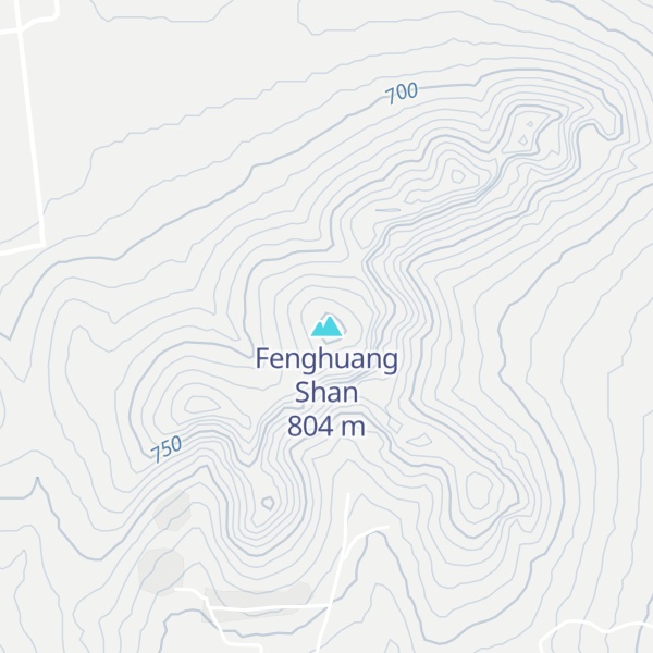 Map of Fenghuang Shan