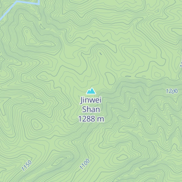 Map of Jinwei Shan
