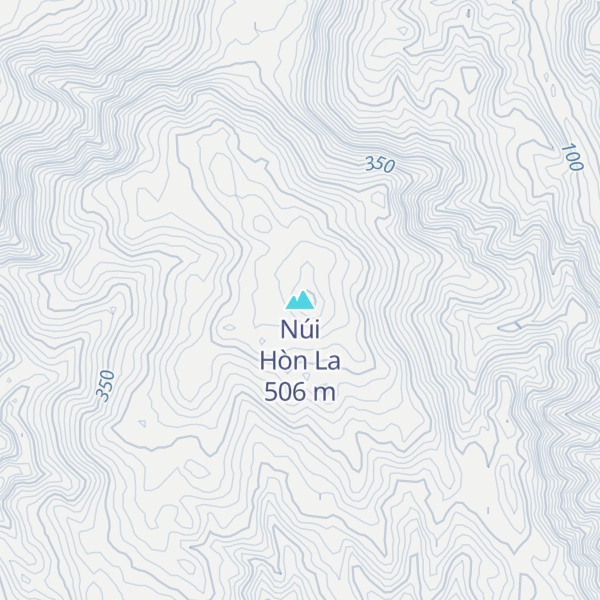 Map of Núi Hòn La