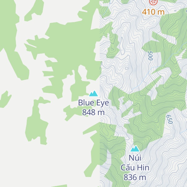 Map of Blue Eye