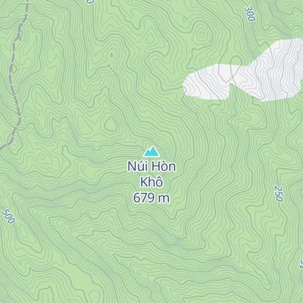 Map of Núi Hòn Khô
