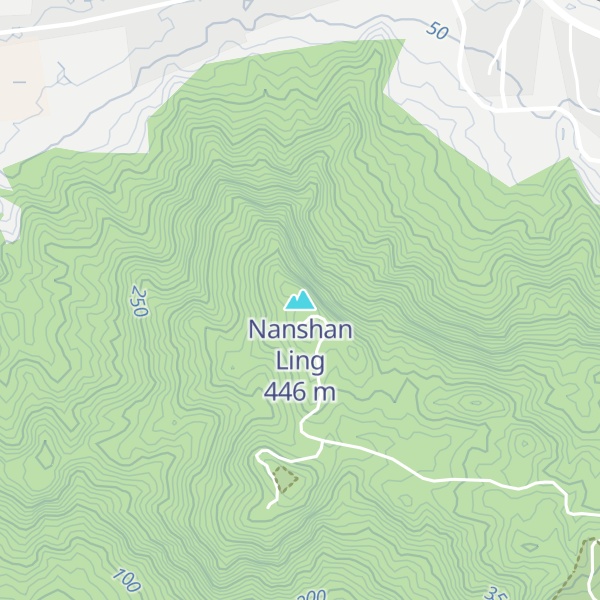 Map of Nanshan Ling