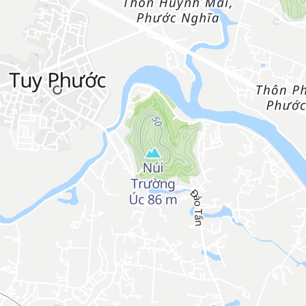 Map of Núi Trường Úc