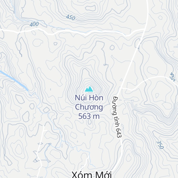 Map of Núi Hòn Chương