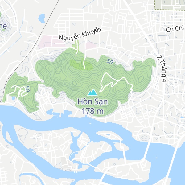 Map of Hòn Sạn