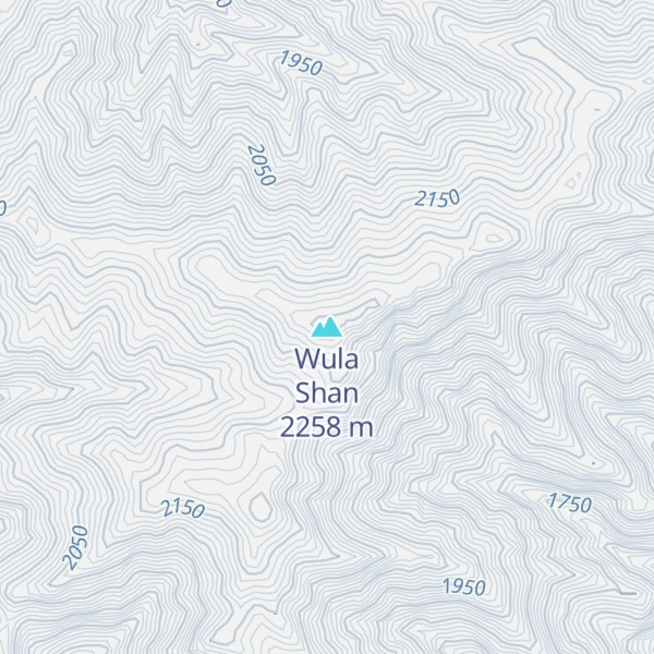 Map of Wula Shan